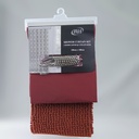 JUEGO CORTINA P/BAÑO EVA 180*180CM Y  ALFOMBRA ANTIDESLIZANTE 40*60CM POLYESTER