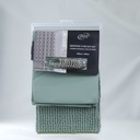 JUEGO CORTINA P/BAÑO EVA 180*180CM Y  ALFOMBRA ANTIDESLIZANTE 40*60CM POLYESTER