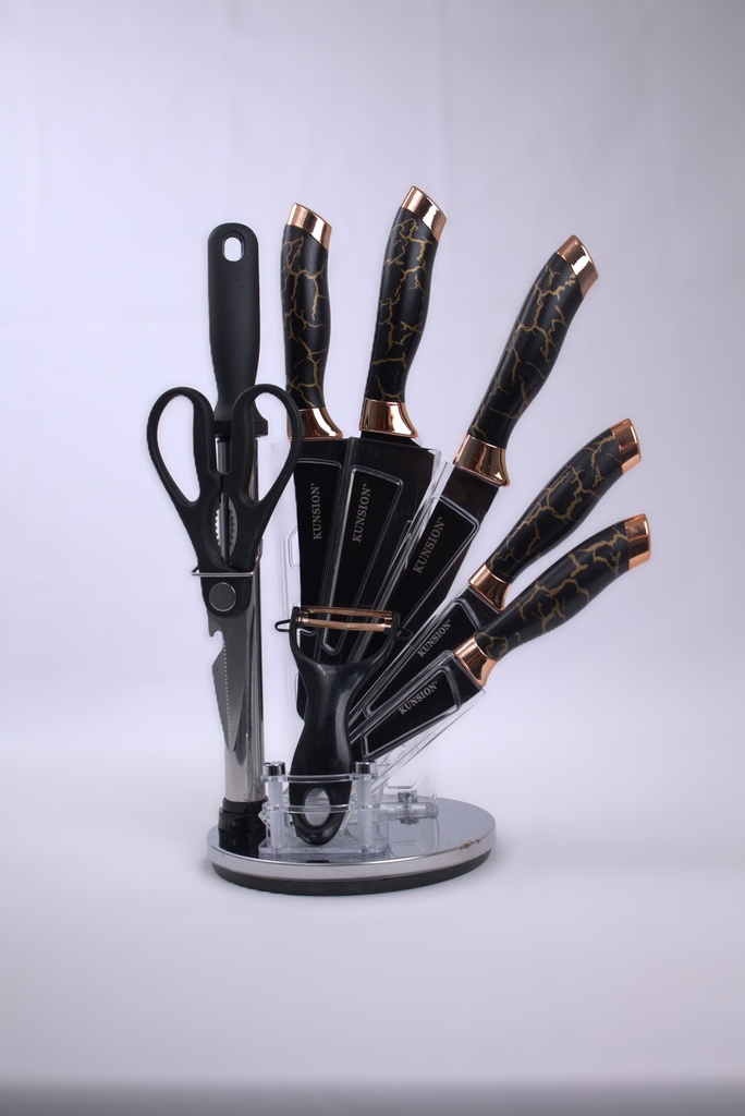 Set elegante de cuchillos 9 PCS