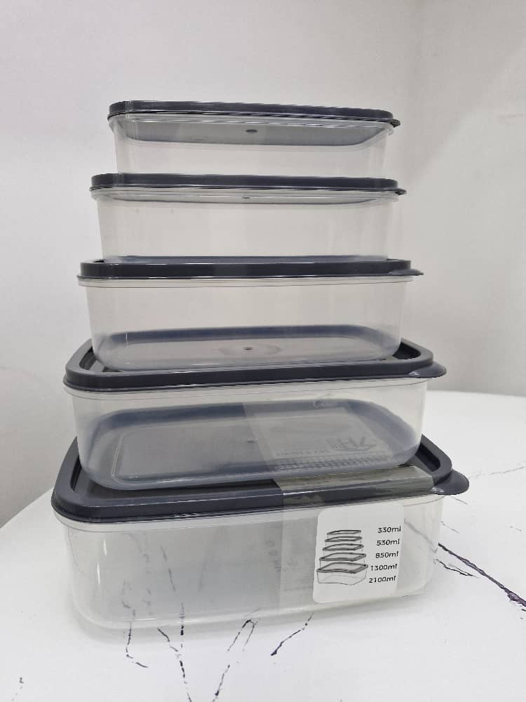 Set de 5 pozuelos rectangulares