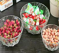 Set de 6 dulceras de cristal