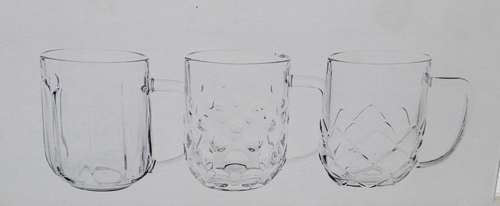 Set de 6 tazas para cerveza