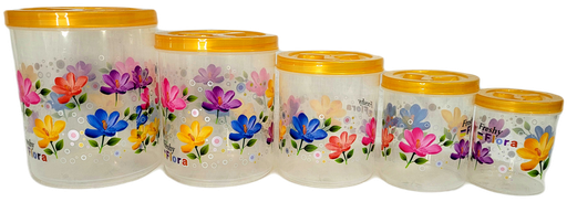 Set de pozuelos plasticos (5 piezas)