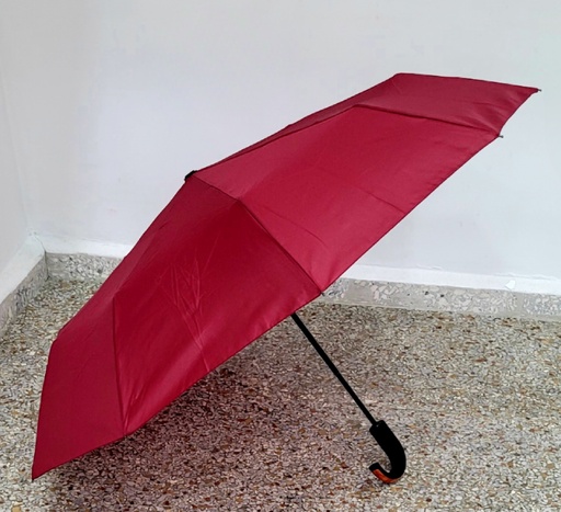 Sombrilla automatica con mango curvo
