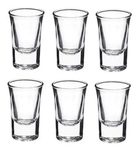 Set 6 vasos pequeños para shot