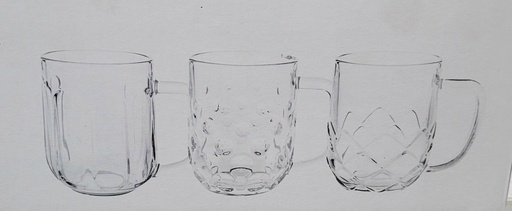 [zk8f090200] Set de 6 tazas de cristal para cerveza