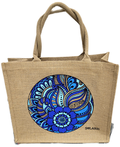 Bolso de yute tradicional con zipper Arabesco