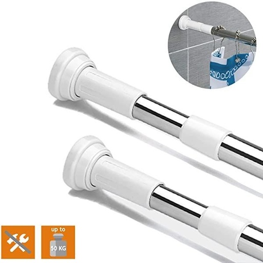 [ZK8F140050] Cortinero para baño 70-120 cm