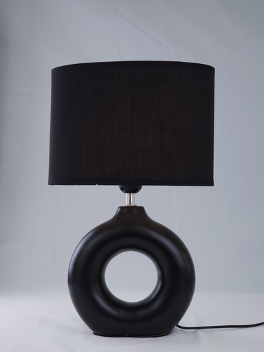 [ZK8F070149] LAMPARA C/ BASE DE PORCELANA  26*26*41CM